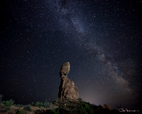 Balanced Rock and Milky Way, Arches National Park
