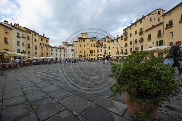 Lucca, Piazza dell'Anfiteatro, Toscana 2012