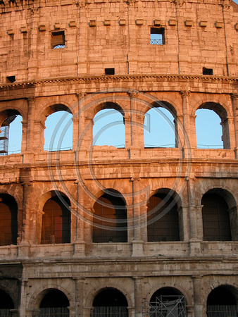L'anfiteatro Flavio, Il Colosseo, Roma 2003