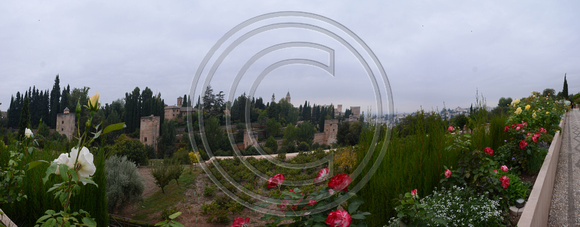 Jardines de la Alhambra, Granada, Andalucía