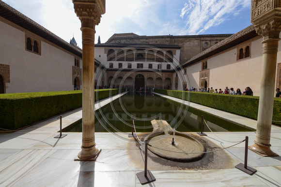 La Alhambra, Patio de los Arrayanes, Granada, Andalucía