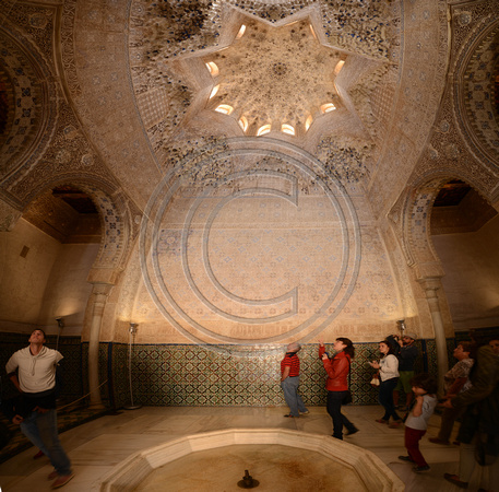 La Alhambra, Sala de los Abencerrajes, Granada, Andalucía